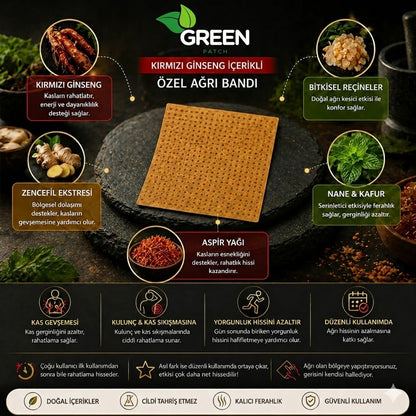 GreenPatch-Gut ve Ağrı Bandı
