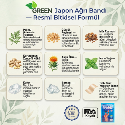 GreenPatch-Gut ve Ağrı Bandı