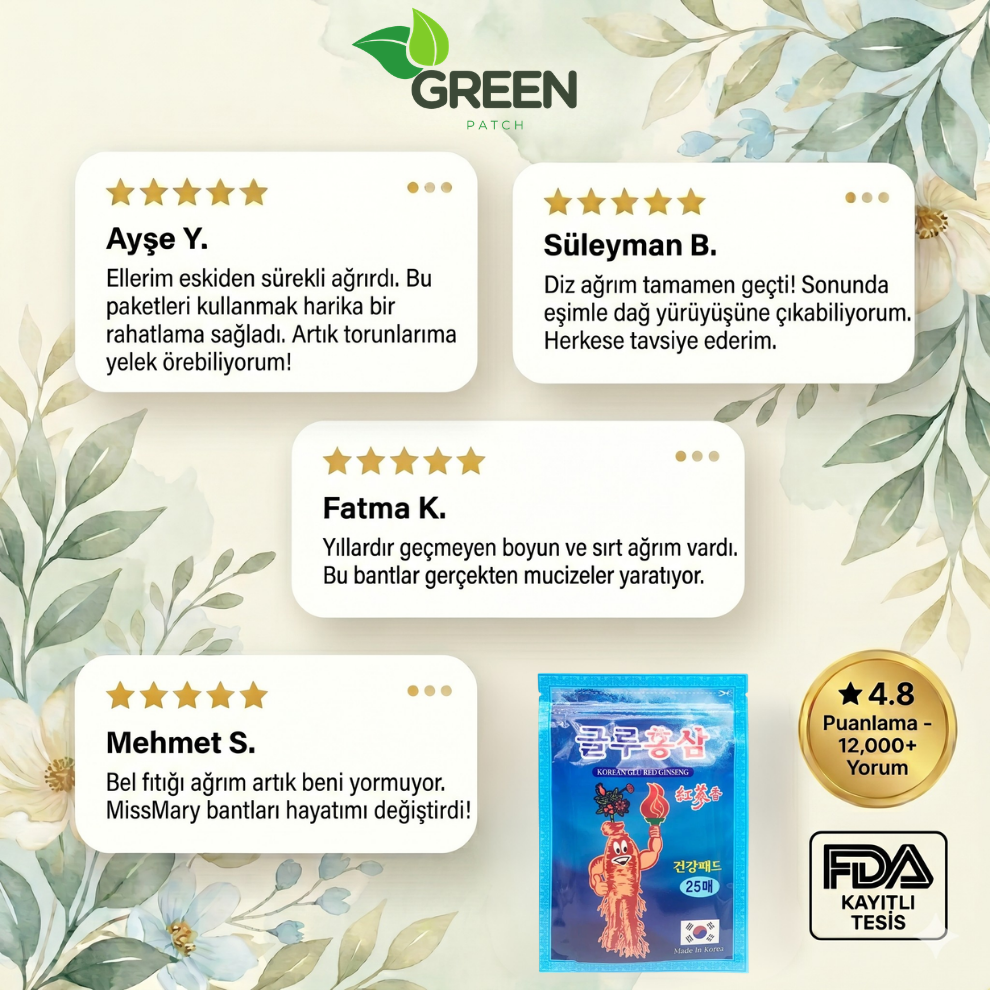 GreenPatch-Gut ve Ağrı Bandı