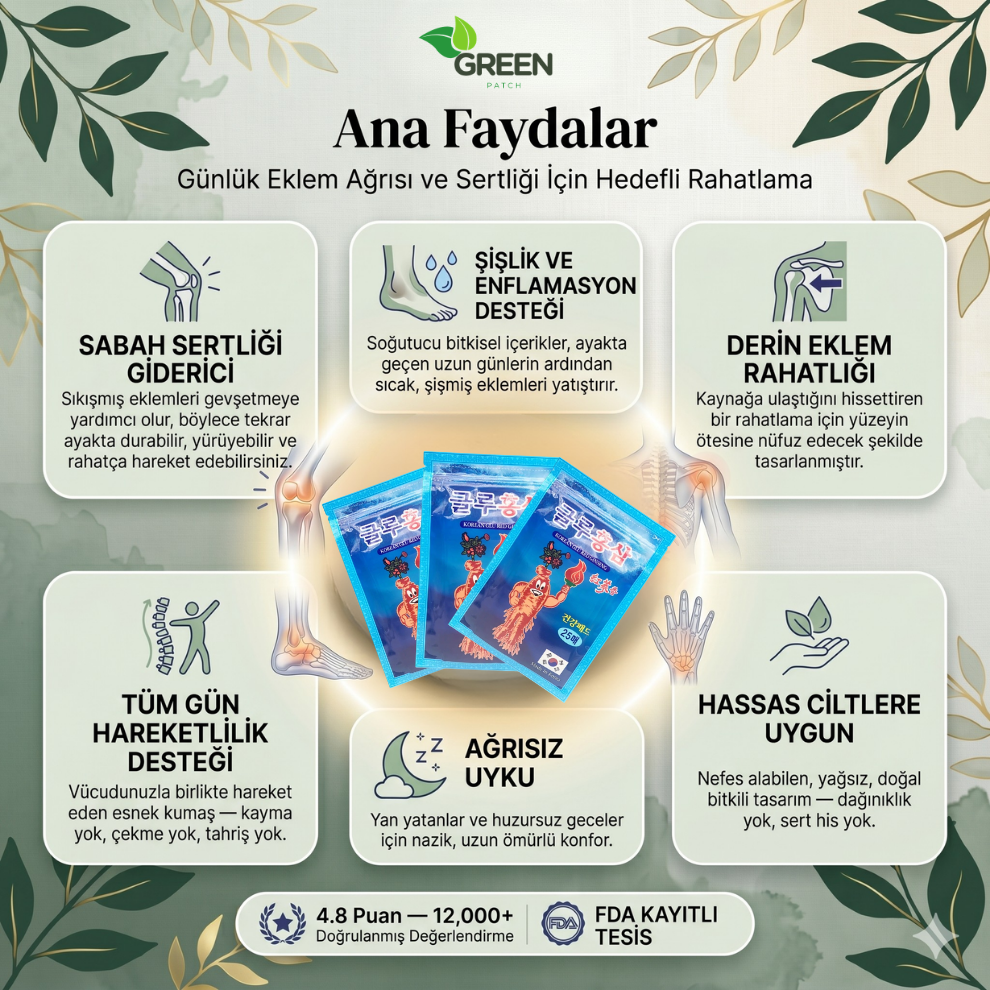 GreenPatch-Gut ve Ağrı Bandı