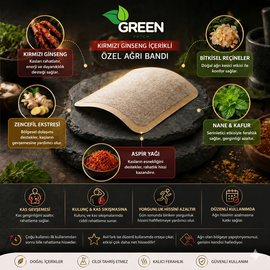 GreenPatch-Gut ve Ağrı Bandı
